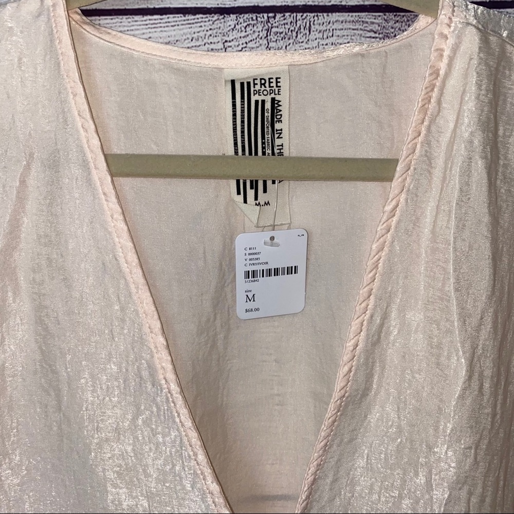 NWT Free People Top Ivory - Picture 6 of 7
